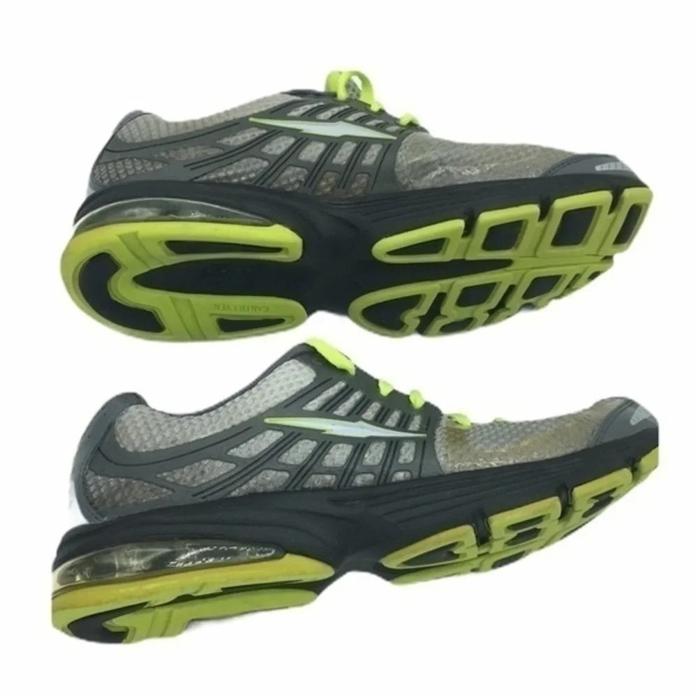 AVIA 180 mens gray and green athletic shoes